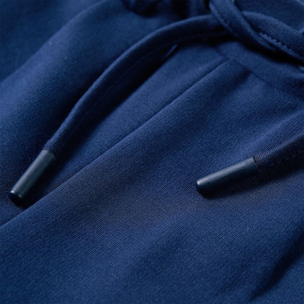 Pantalon enfant avec cordon de serrage bleu marine 140