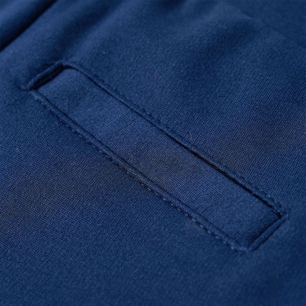 Pantalon enfant avec cordon de serrage bleu marine 140