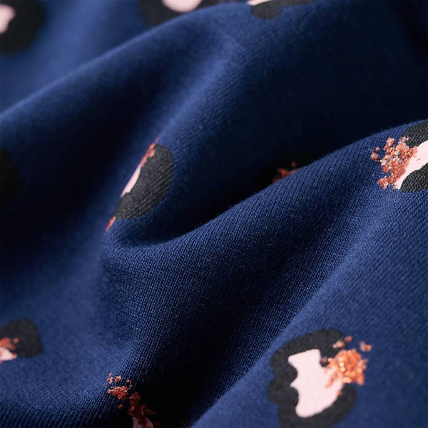 Kinder-Kapuzenpullover Marineblau 128