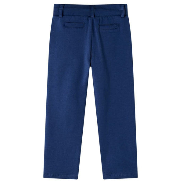 Pantalon enfant à cordon de serrage bleu marine 128