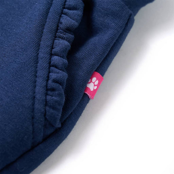Pantalon enfant à cordon de serrage bleu marine 128
