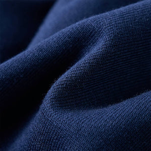 Pantalon enfant à cordon de serrage bleu marine 128