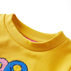 Sweat-shirt Enfant Ocre Foncé 140