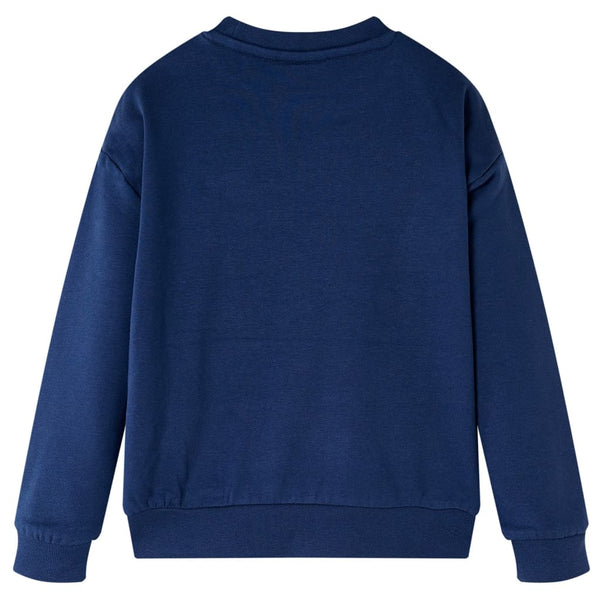 Kinder-Sweatshirt Marineblau 104