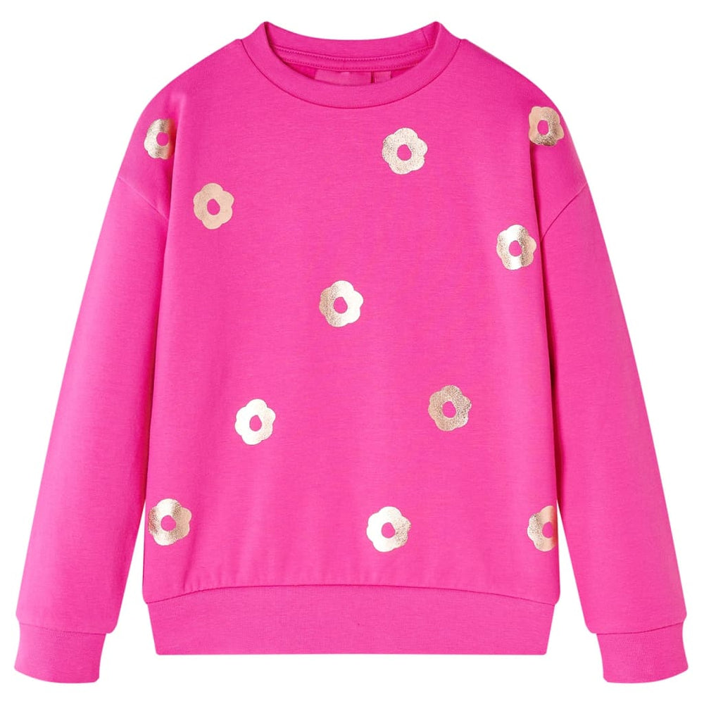 Sweat-shirt enfant rose foncé 140