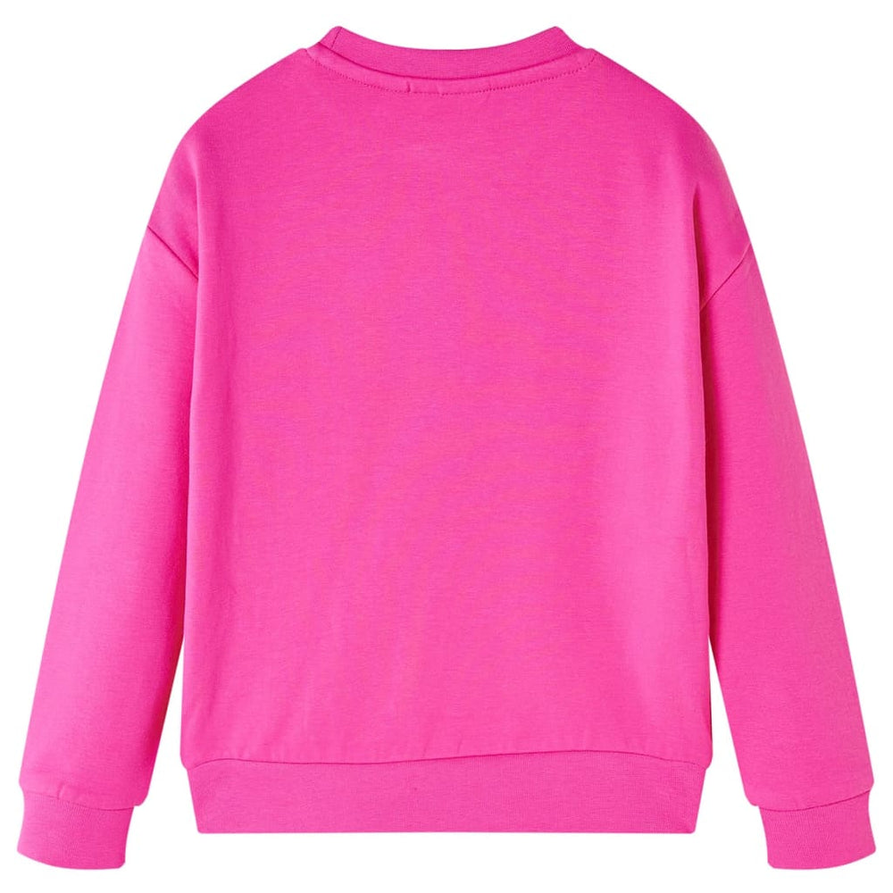 Sweat-shirt enfant rose foncé 140