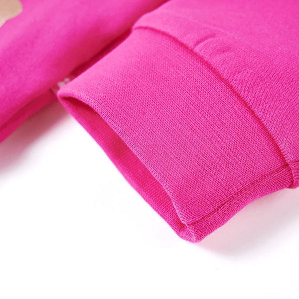 Sweat-shirt enfant rose foncé 140