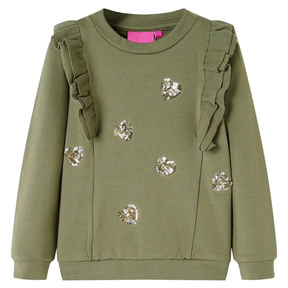 Sweat-shirt enfant Kaki 116