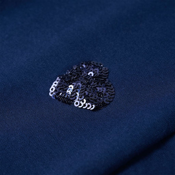 Kinder-Sweatshirt Marineblau 140