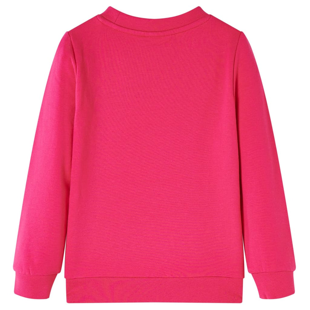 Sweatshirt enfant rose vif 92