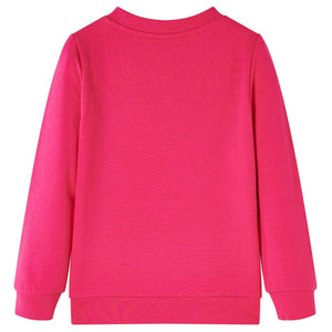 Sweatshirt enfant rose vif 92