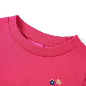 Sweatshirt enfant rose vif 92