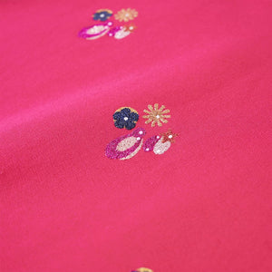 Kinder-Sweatshirt Knallrosa 116