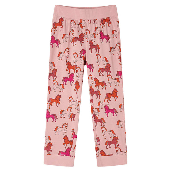 Kinderpyjama mit Langen Ärmeln Hellrosa 92