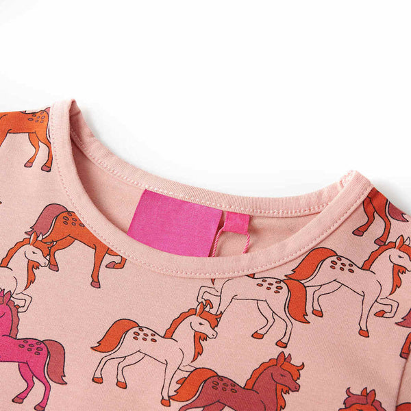 Kinderpyjama mit Langen Ärmeln Hellrosa 92