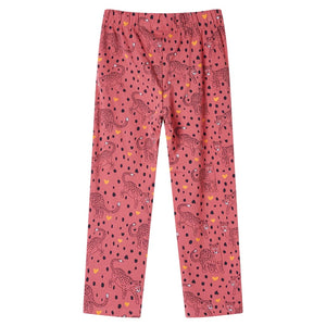 Kinderpyjama mit Langen Ärmeln Altrosa 104