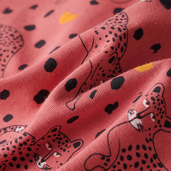 Kinderpyjama mit Langen Ärmeln Altrosa 128