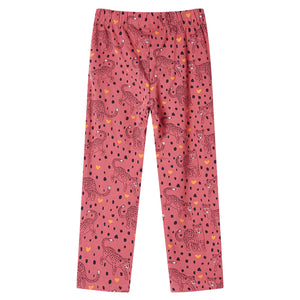 Kinderpyjama mit Langen Ärmeln Altrosa 128