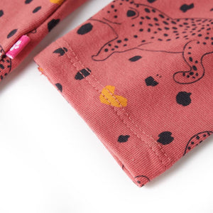 Kinderpyjama mit Langen Ärmeln Altrosa 128
