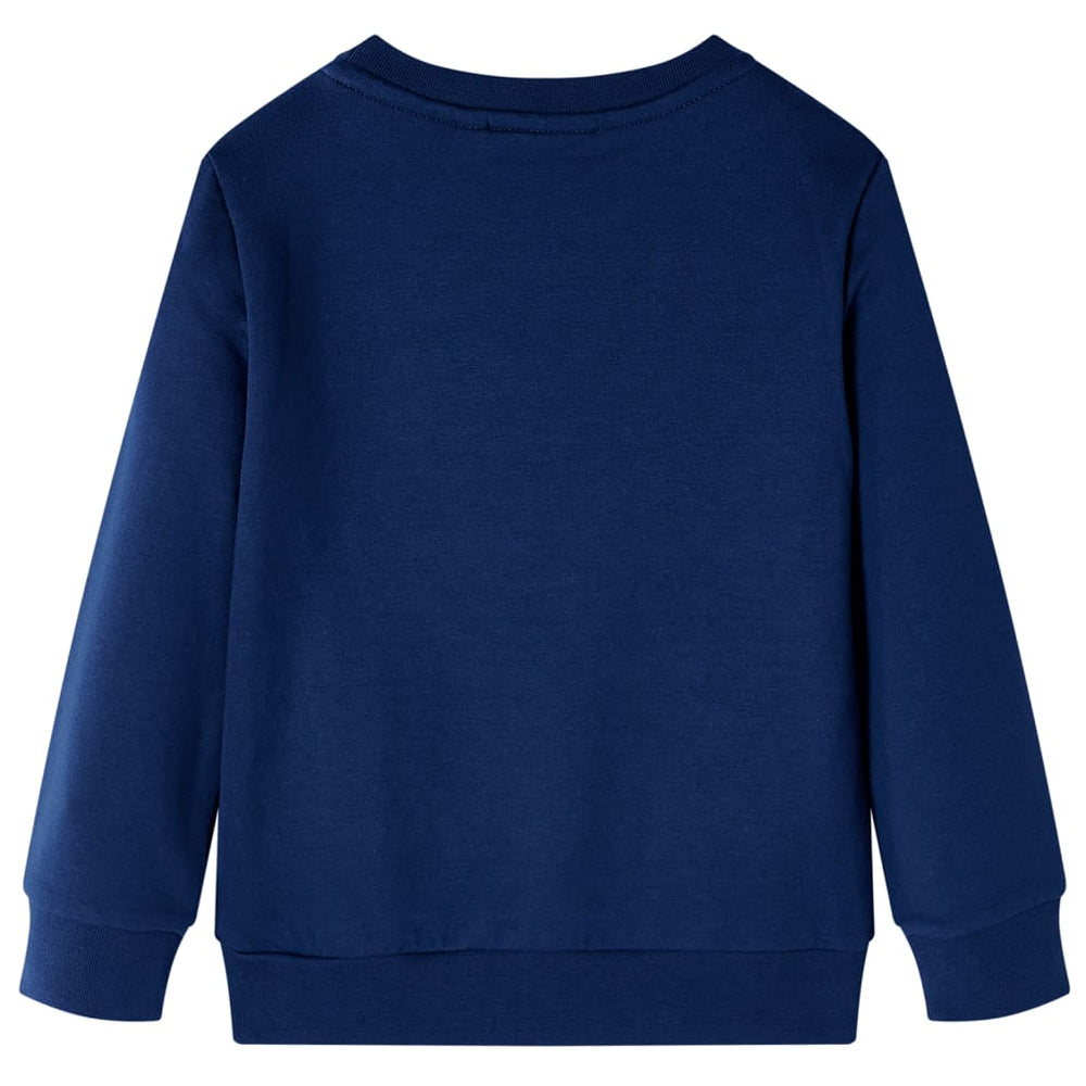 Sweatshirt enfant bleu marine 128