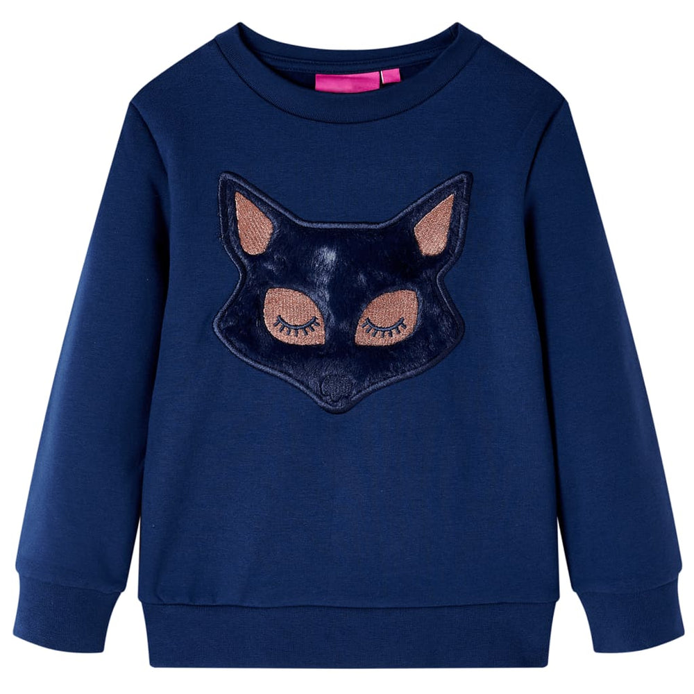 Sweat-shirt enfant bleu marine 140