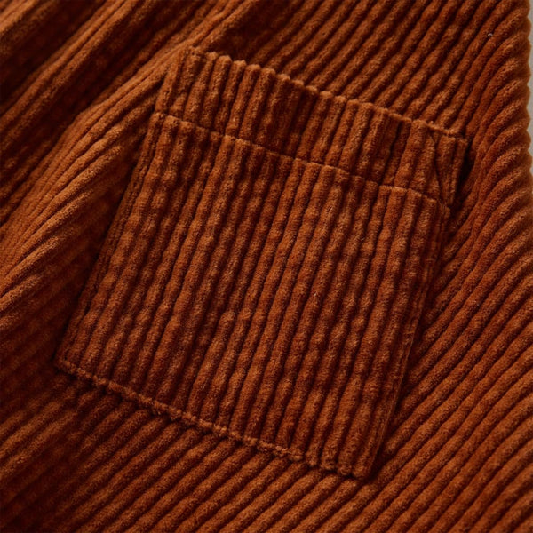 Kinderrock mit Taschen Cord Cognac 92