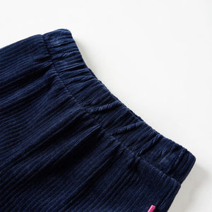 Kinderhose Cord Marineblau 116