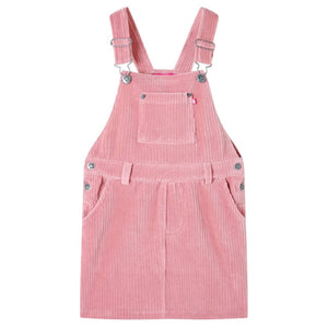 Kinder-Latzkleid Cord Hellrosa 92