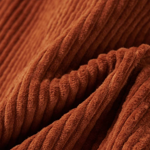 Veste enfant en velours côtelé couleur cognac 140