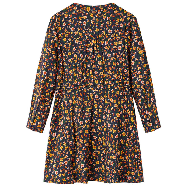 Kinderkleid mit Langen Ärmeln Marineblau 92