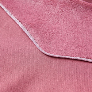 Kids' Velvet Patchwork Sweatshirt Raspberry Pink 128