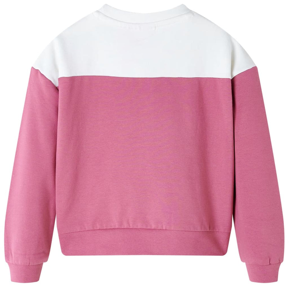 Sweat-shirt enfant framboise 128
