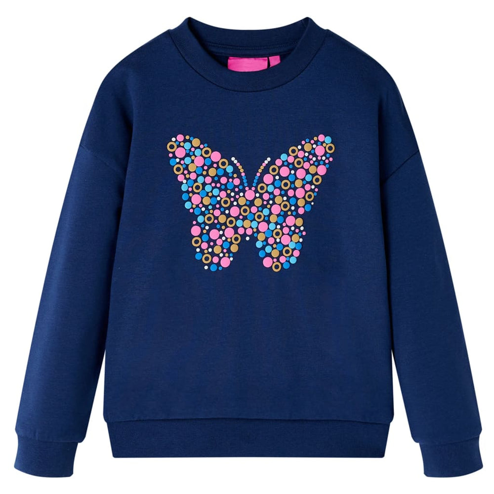 Sweat-shirt enfant bleu marine 104
