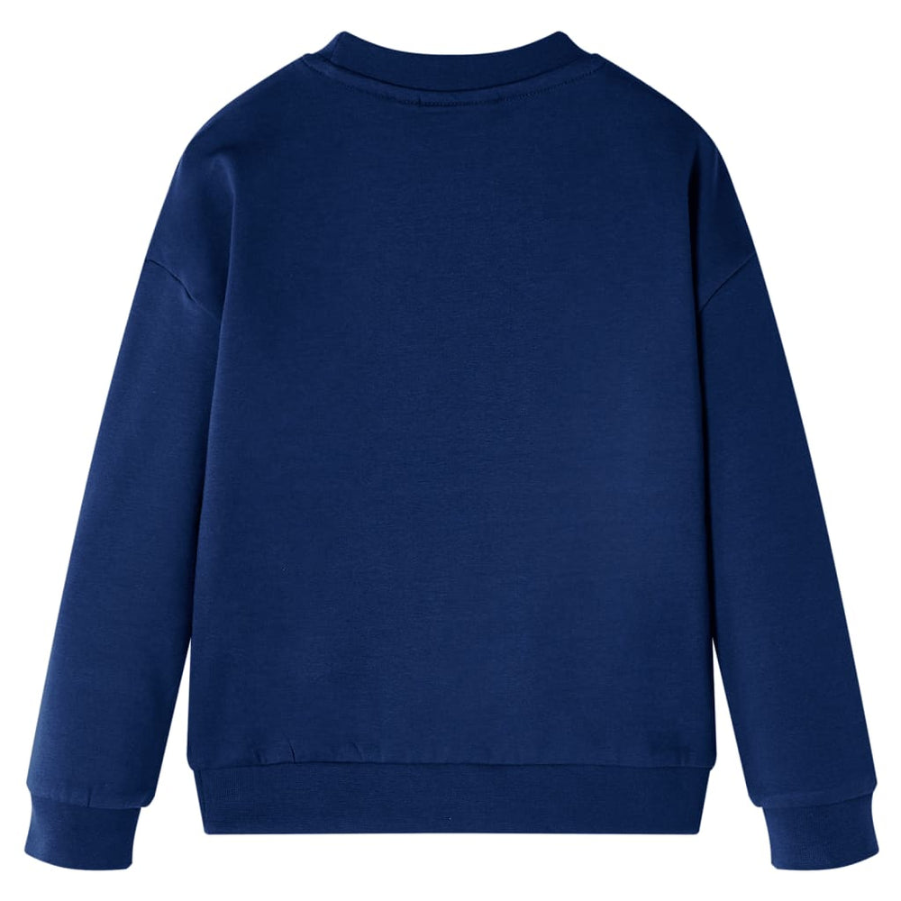 Sweatshirt enfant bleu marine 116