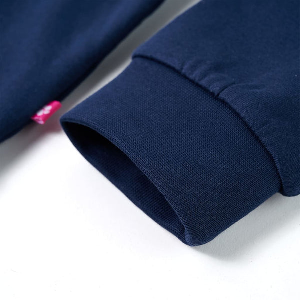Kinder-Sweatshirt Marineblau 116