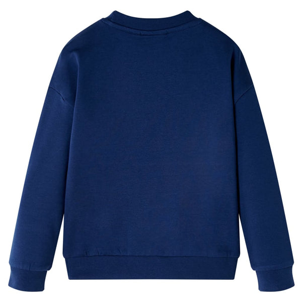 Sweatshirt enfant bleu marine 128