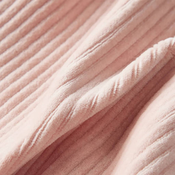 Pantalon enfant velours côtelé rose clair 128