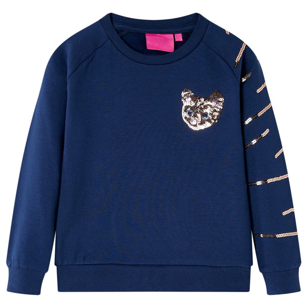 Sweat-shirt enfant bleu marine 104