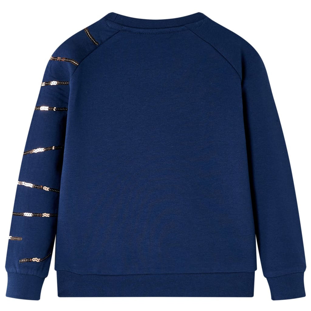 Sweat-shirt enfant bleu marine 104