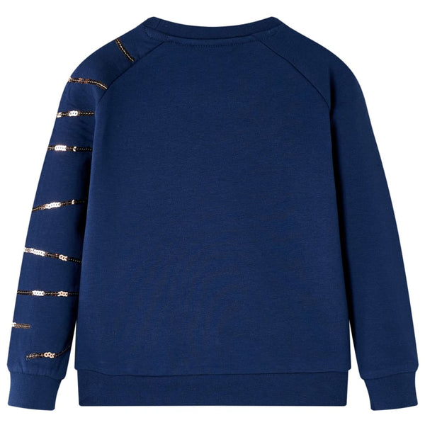 Sweat-shirt enfant bleu marine 104