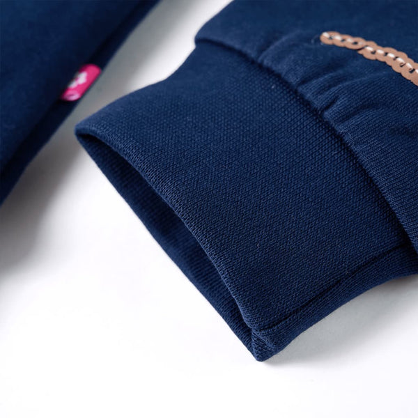 Sweat-shirt enfant bleu marine 104