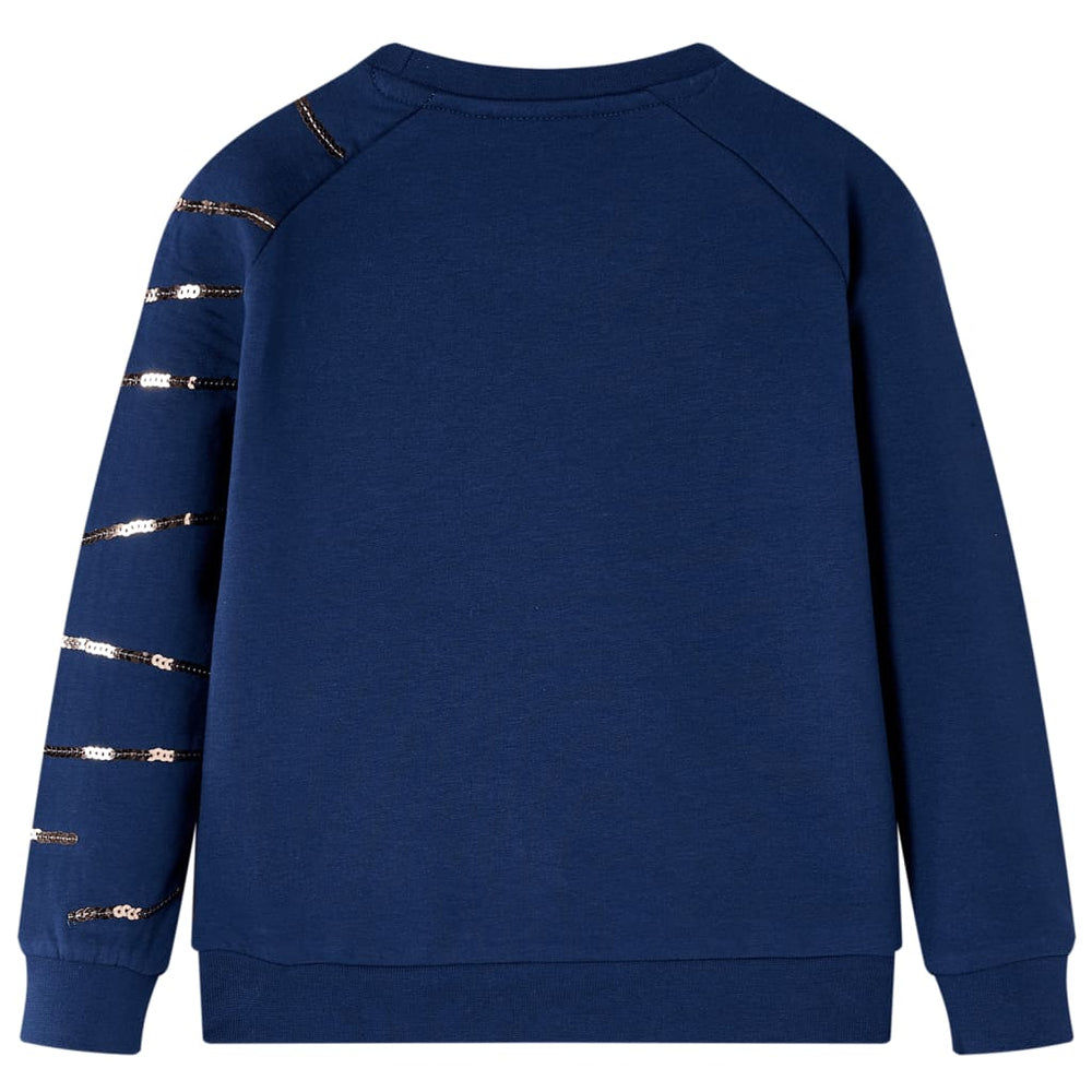 Sweat-shirt enfant bleu marine 140