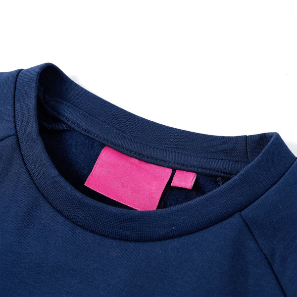 Sweat-shirt enfant bleu marine 140
