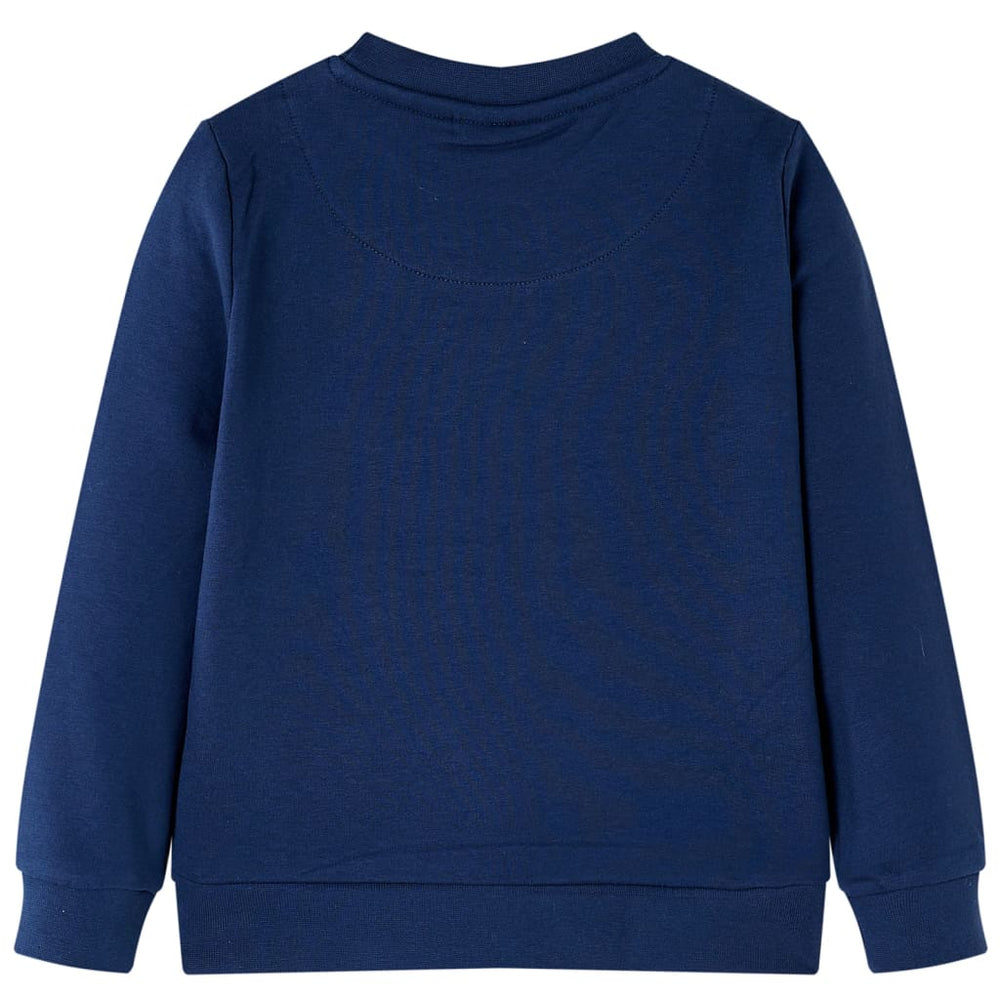Sweatshirt enfant bleu marine 128
