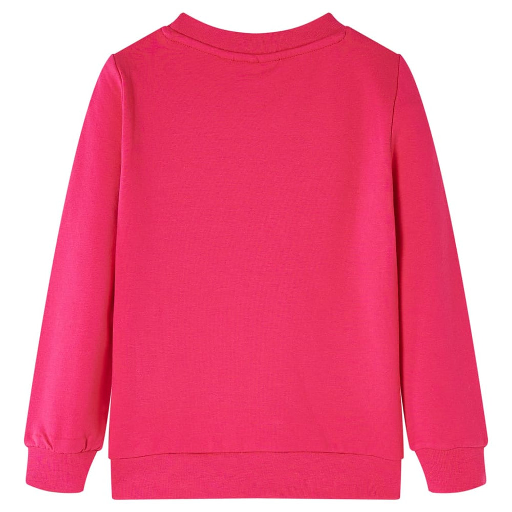 Sweat-shirt enfant rose vif 128