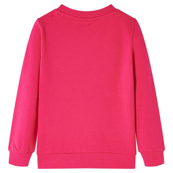 Sweat-shirt enfant rose vif 128