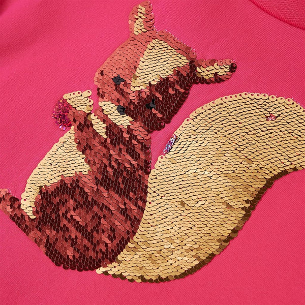 Sweat-shirt enfant rose vif 128