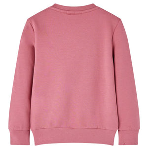 Kinder-Sweatshirt Himbeerrosa 92