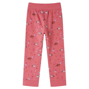 Kinderpyjama mit Langen Ärmeln Altrosa 116
