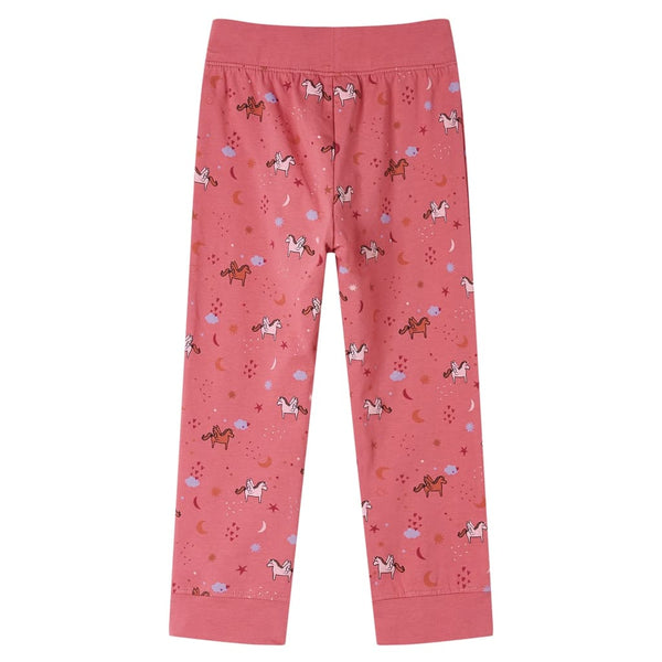 Kinderpyjama mit Langen Ärmeln Altrosa 116